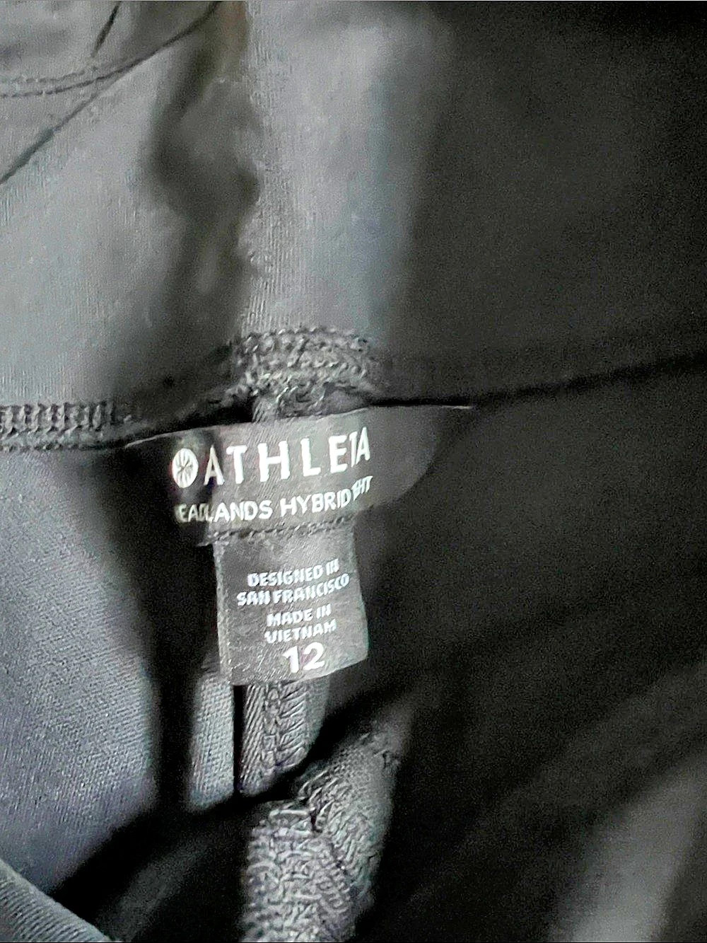 Athleta Headlands Hybrid Tight Black High-Rise Leggings Size 12 NWT - Picture 5 of 12